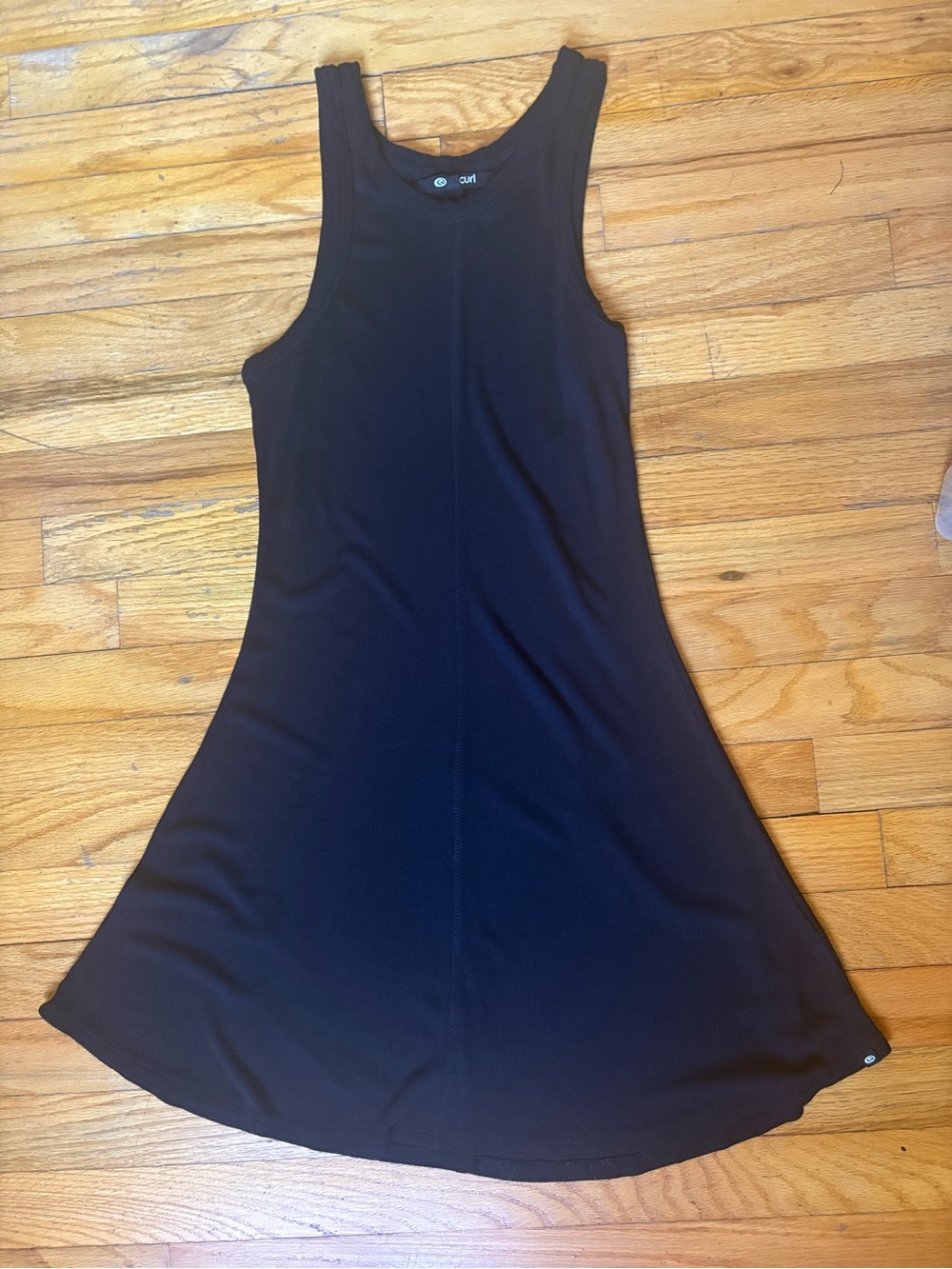 Rip Curl Black Racerback Mini Dress